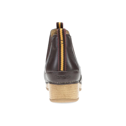 Heel image of Becka Chocolate Leather