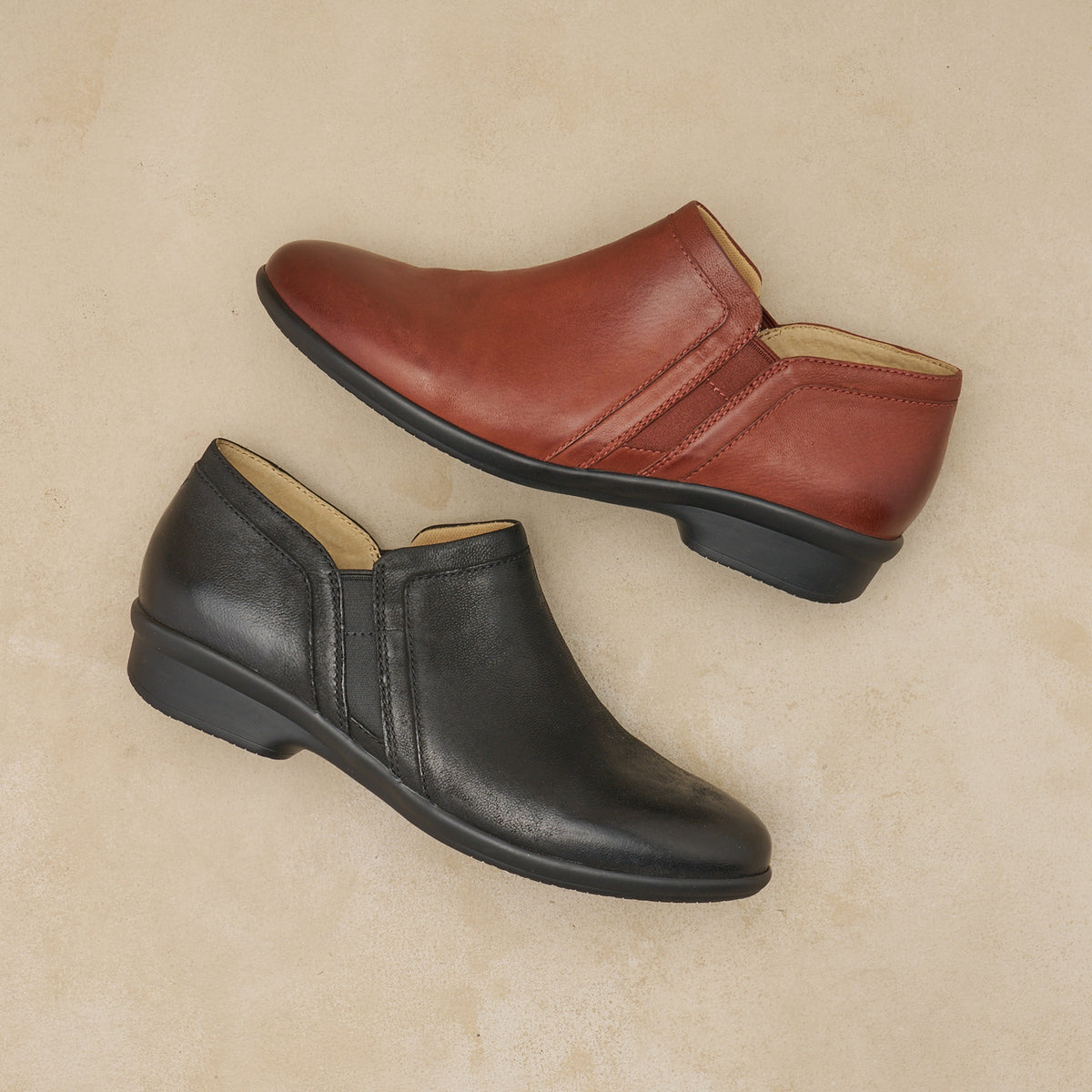 Cheryl Black Burnished Nubuck